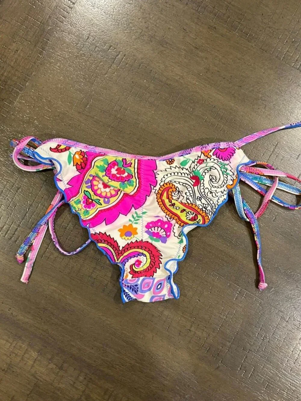 AGUA BENDITA Multicolor sequined swimsuit bottom, size S - Picture 9 of 11